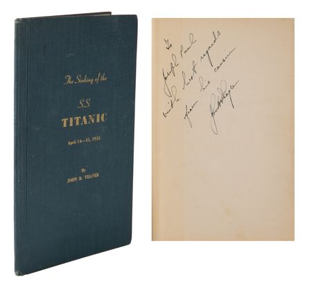 Lot #324 Titanic: Margaret and John Thayer (2)