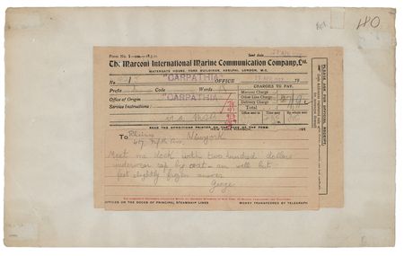 Lot #321 Titanic: George Rheims and the