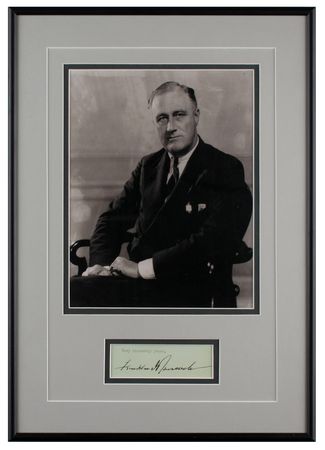 Lot #209 Franklin D. Roosevelt Signature - Image 1