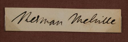 Lot #791 Herman Melville Signature - Image 2