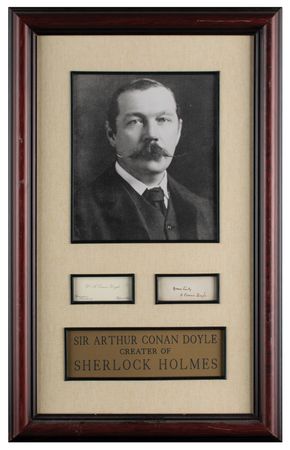 Lot #806 Arthur Conan Doyle Signature - Image 1