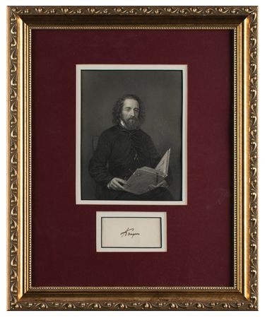Lot #828 Alfred Lord Tennyson Signature - Image 1