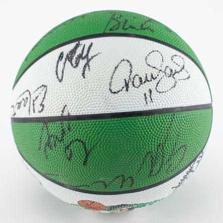 Lot #1066 Boston Celtics Signed Basketball - Image 3