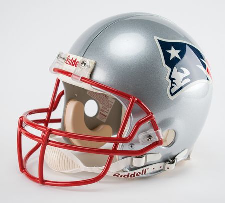 Lot #1069 Tedy Bruschi Signed Football Helmet - Image 3