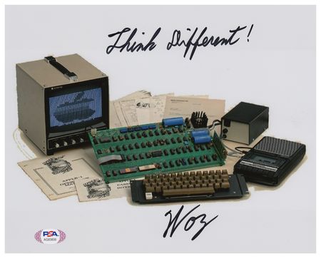 Lot #336 Apple: Steve Wozniak Signed Photograph
