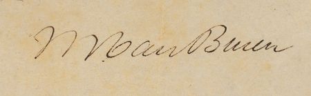 Lot #228 Martin Van Buren: President Fillmore appoints 