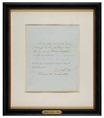 Lot #29 James K. Polk Document Signed as President - Image 2