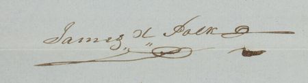 Lot #29 James K. Polk Document Signed as President - Image 3