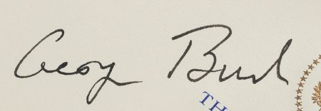 Lot #91 George Bush Autograph Letter Signed as President - Image 3