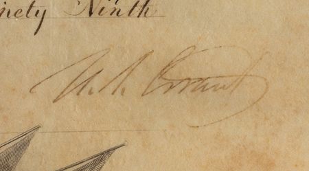 Lot #41 U. S. Grant Document Signed as President - Image 2
