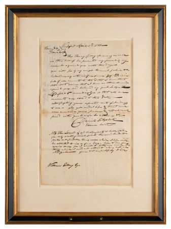 Lot #374 William Ellery Signed Docketing Notation - Image 2