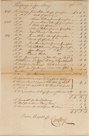 Lot #268 Caesar Rodney Document Signed - Image 1