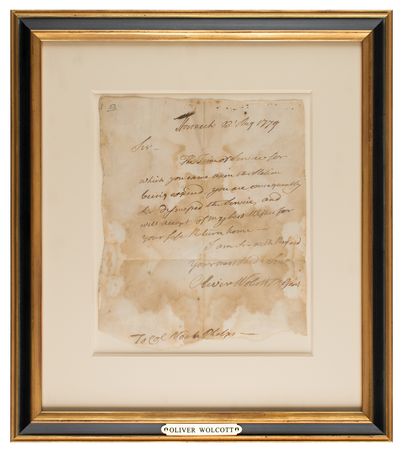Lot #501 Oliver Wolcott Autograph Letter Signed - Image 2