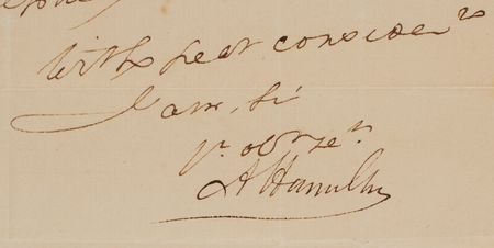 Lot #284 Alexander Hamilton Letter Signed - Image 3