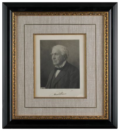 Lot #298 Thomas Edison Signed Photograph - Image 2