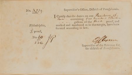 Lot #356 George Clymer Document Signed