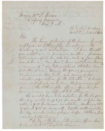 Lot #514 Robert E. Lee Autograph Letter Signed