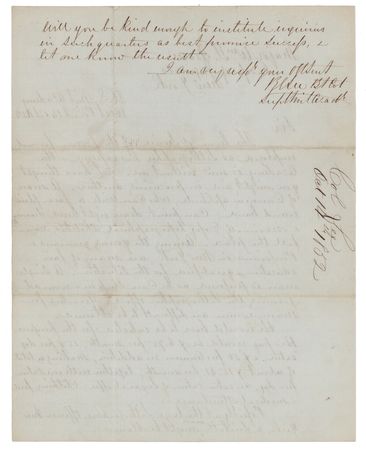 Lot #514 Robert E. Lee Autograph Letter Signed - Image 2