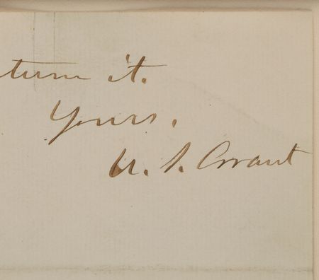 Lot #40 U. S. Grant Autograph Letter Signed - Image 3
