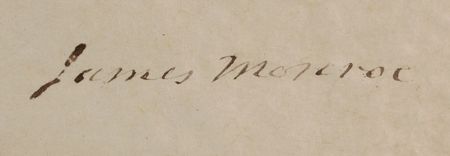 Lot #178 James Monroe Document Signed as President - Image 3