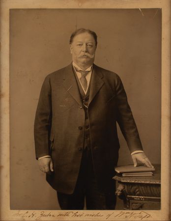 Lot #214 William H. Taft Signed Photograph - Image 1