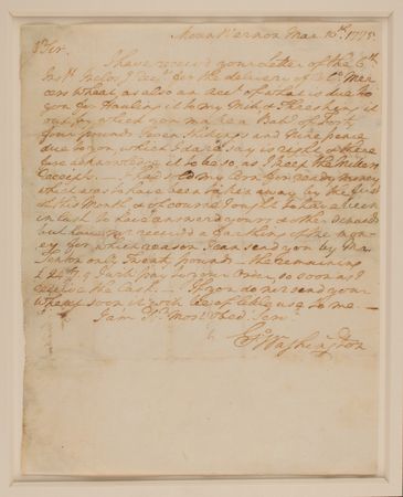 Lot #1 George Washington Autograph Letter Signed