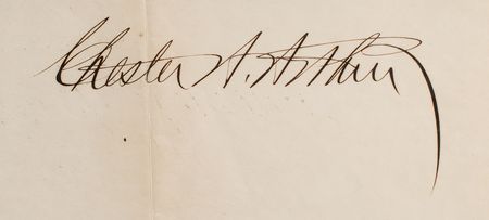 Lot #83 Chester A. Arthur Document Signed as President - Image 3