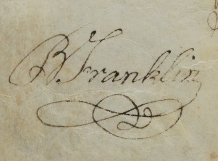 Lot #244 Benjamin Franklin Document Signed - Image 3