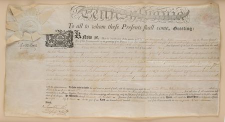 Lot #439 Thomas McKean Document Signed