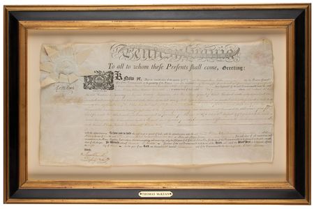 Lot #439 Thomas McKean Document Signed - Image 2