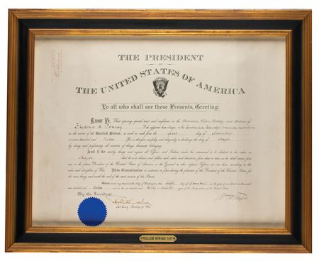 Lot #218 William H. Taft Document Signed as President - Image 2