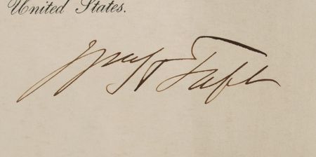 Lot #218 William H. Taft Document Signed as President - Image 3