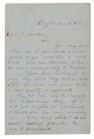 Lot #126 Millard Fillmore Autograph Letter Signed - Image 1
