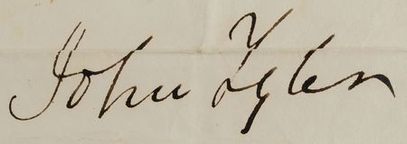 Lot #27 John Tyler and Daniel Webster Document Signed - Image 3