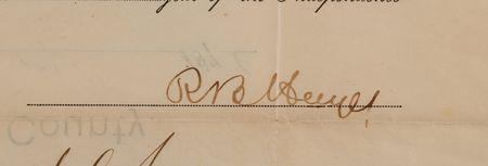 Lot #152 Rutherford B. Hayes Document Signed - Image 3