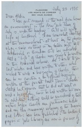 Lot #624 Anne Morrow Lindbergh: On Lindbergh's