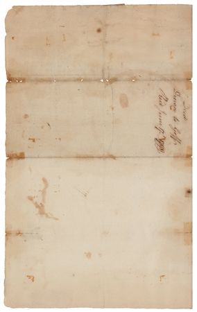 Lot #289 Paul Revere: Early Boston real estate deed for land in 