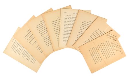 Lot #54 Herbert Hoover Hand-Corrected and Signed Campaign Speech - Image 2