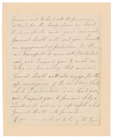 Lot #504 John Burgoyne Letter Signed - Image 2