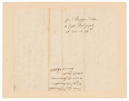 Lot #504 John Burgoyne Letter Signed - Image 4
