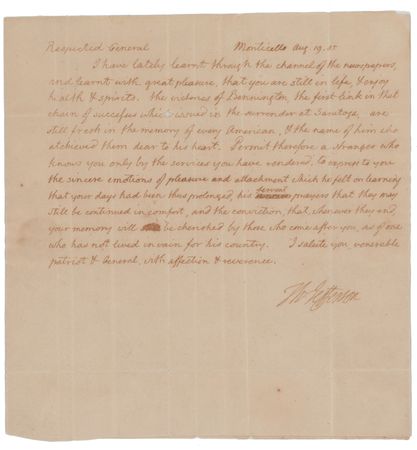 Lot #8 Thomas Jefferson: Important patriotic