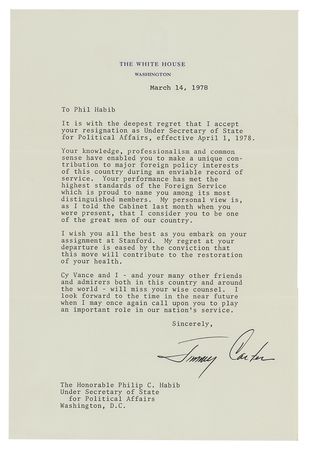 Lot #97 Jimmy Carter: 