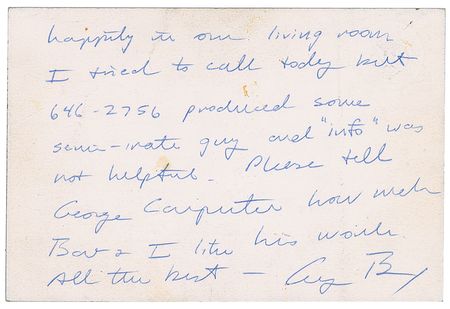 Lot #92 George Bush Autograph Letter Signed - Image 2