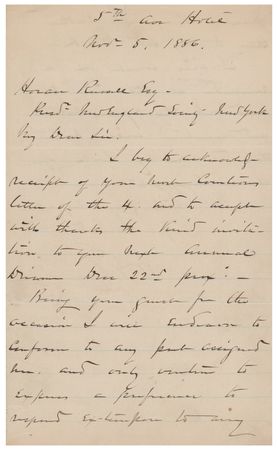 Lot #607 William T. Sherman Autograph Letter Signed - Image 2