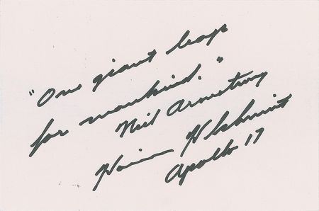 Lot #683 Harrison Schmitt: 