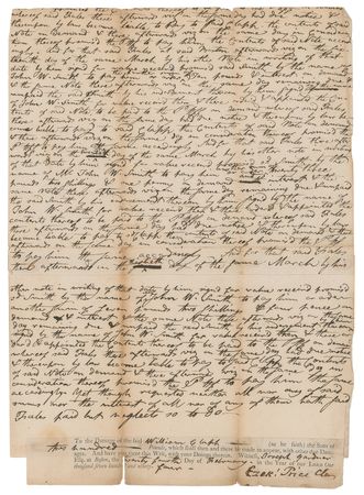 Lot #455 Robert Treat Paine Document Signed