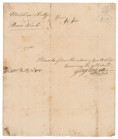 Lot #265 George Read Autograph Endorsement Signed