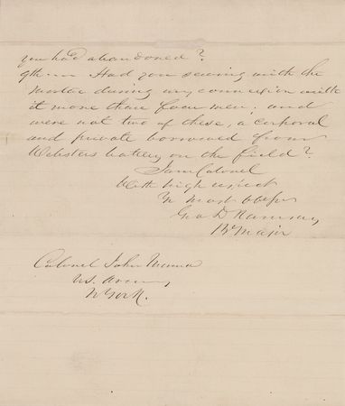 Lot #601 George D. Ramsey Autograph Letter Signed - Image 5