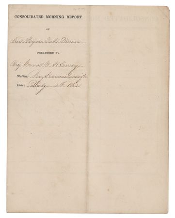 Lot #541 William H. Emory Document Signed - Image 2