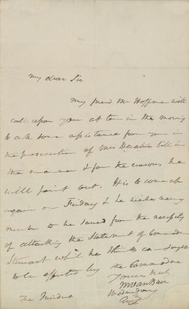 Lot #21 Andrew Jackson and Martin Van Buren Docketing as President and Autograph Letter Signed - Image 1